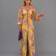 Greta | Floral Deep-V Maxi Dress for Women