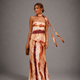 Pilar | Printed Strapless Maxi Dress for Women