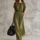 Odette | Structured Drape Maxi Dress