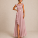 Rosalind | Lace Bodice High-Low Maxi Dress