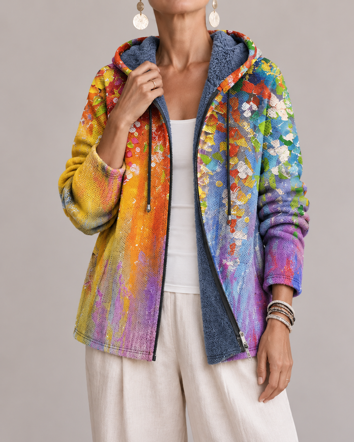 Rebecca | Art-Print Statement Hoodie