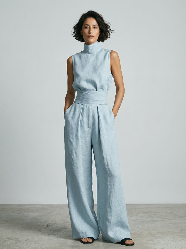 Nuria | Sleeveless Top Set