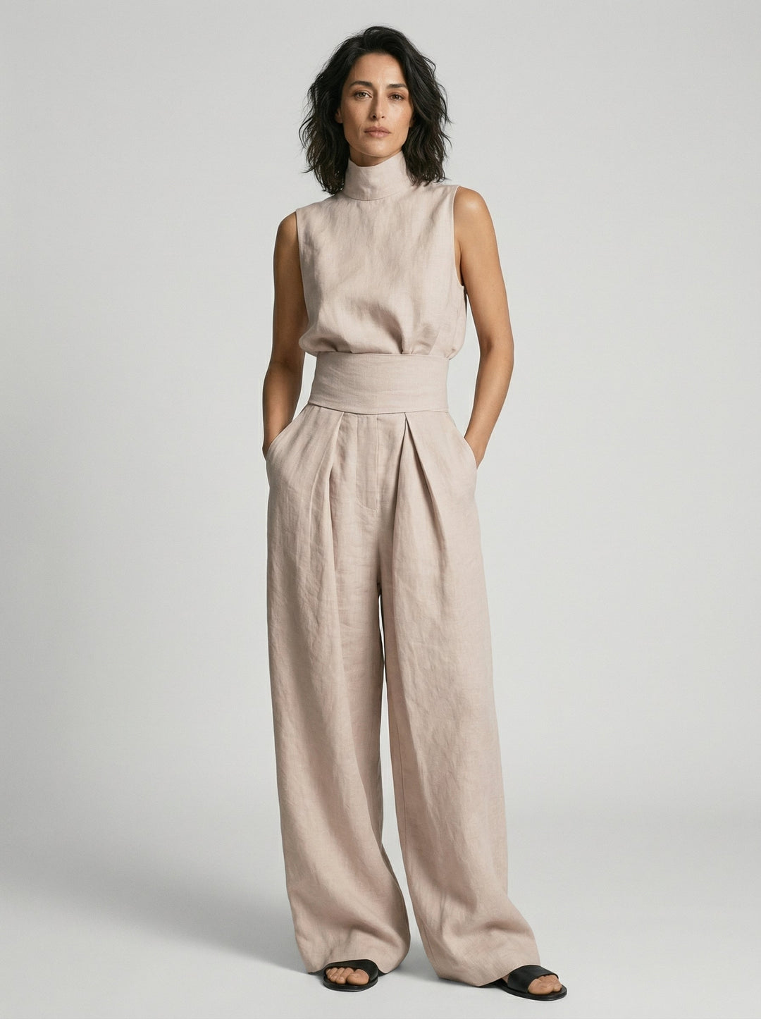 Nuria | Sleeveless Top Set