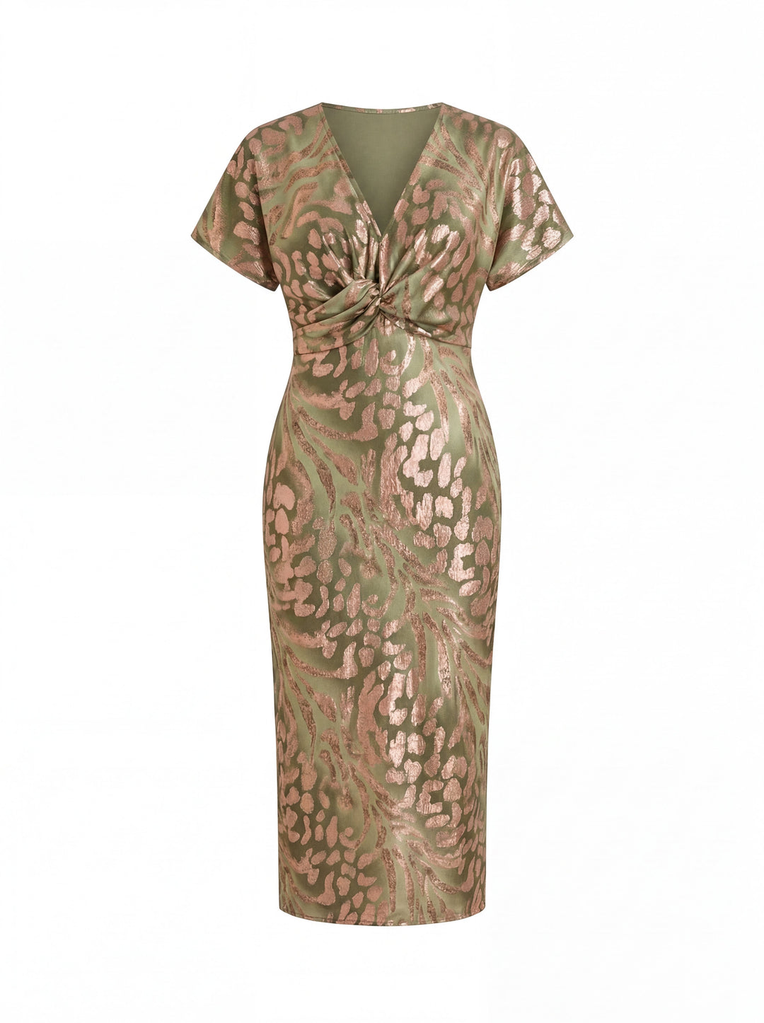 Lauren | Ruffle Sleeve Midi Dress for Women