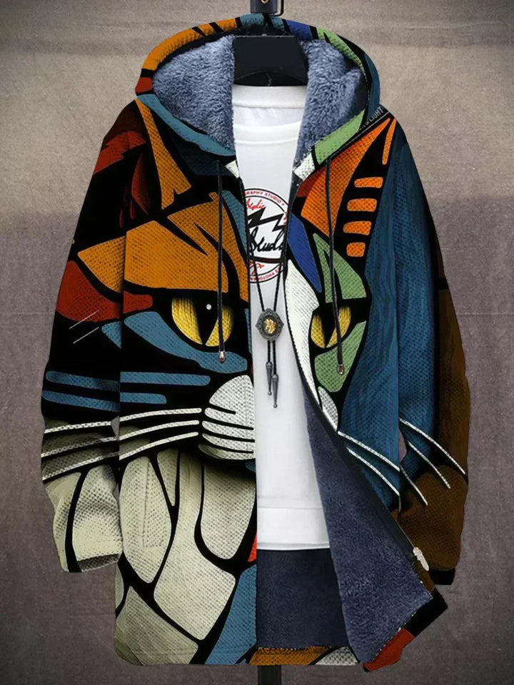 Georgia | Patterned Longline Coat