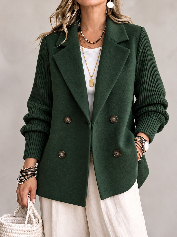 Katherine | Two-Tone Double-Breasted Blazer
