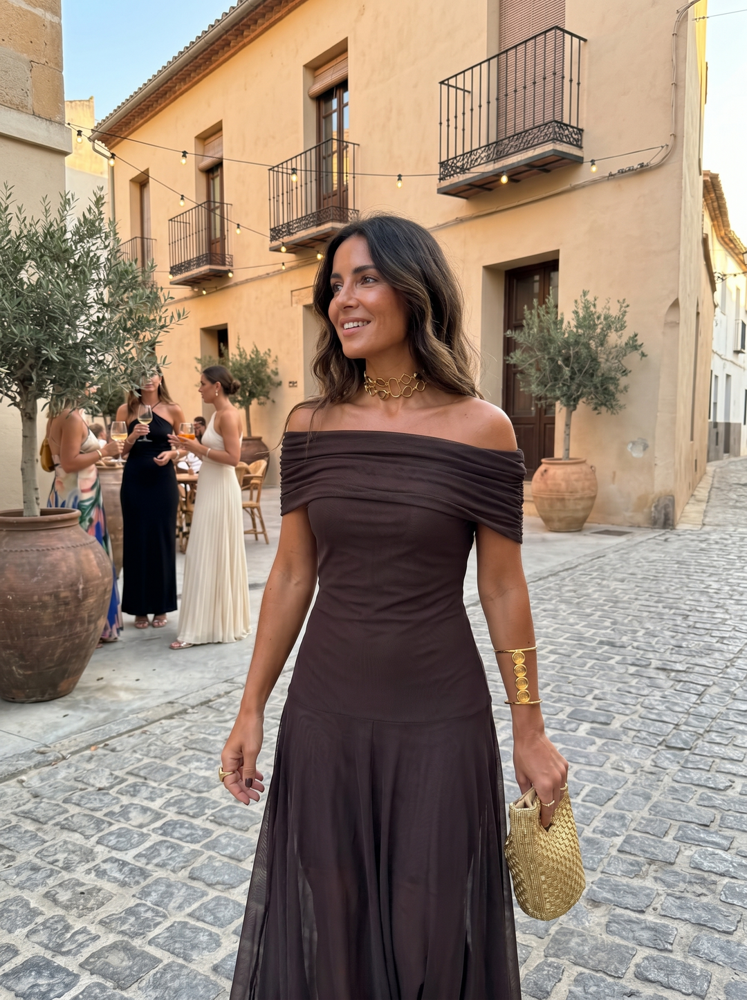 Jordan | One-Shoulder Print Maxi Dress for Women