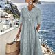 Elly™ | Floral Summer Midi Dress