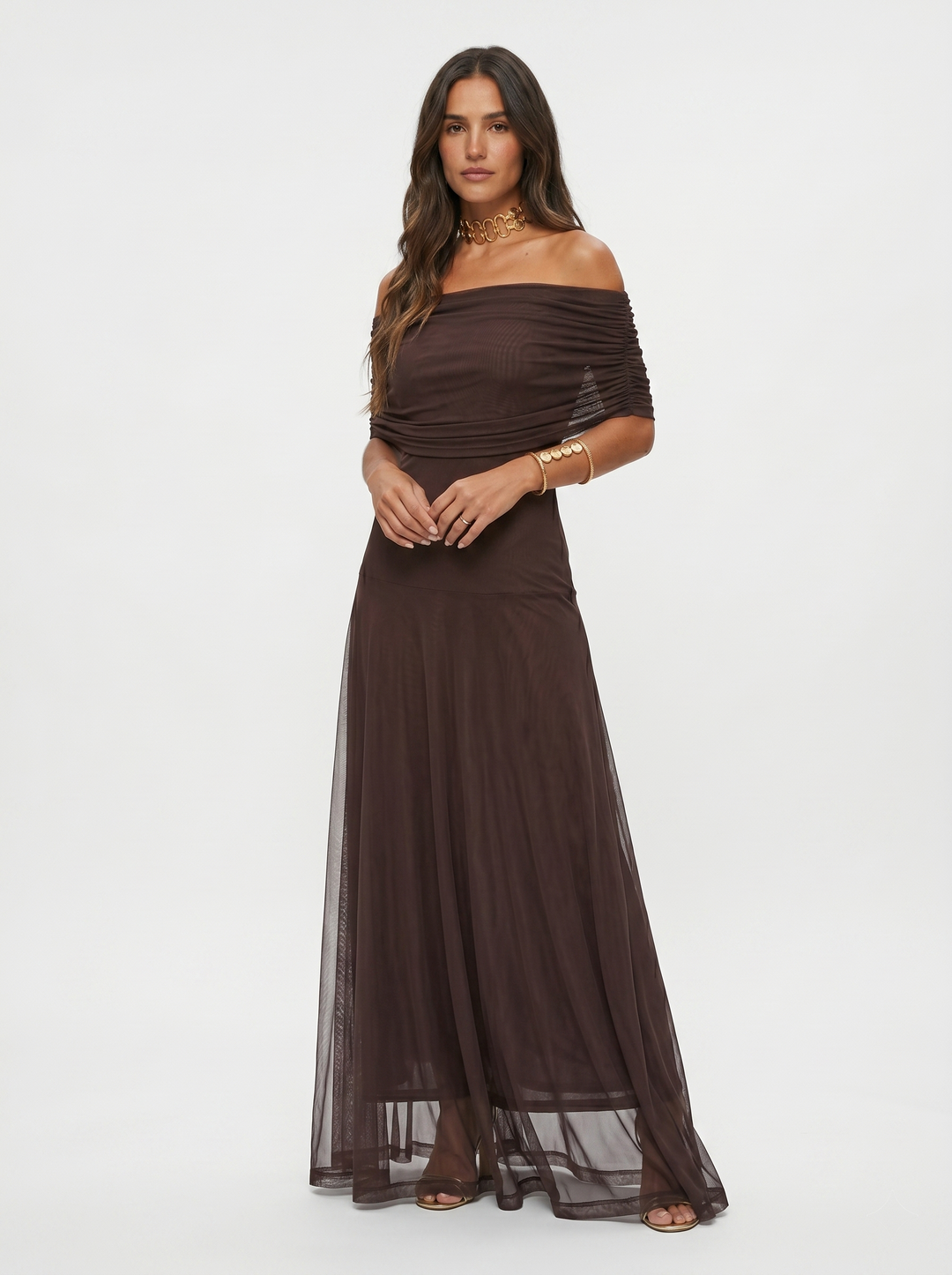 Jordan | One-Shoulder Print Maxi Dress for Women