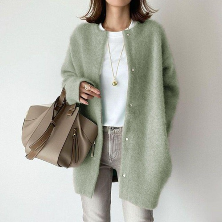 Noemi | Relaxed Long-Sleeve Knit Cardigan for Women