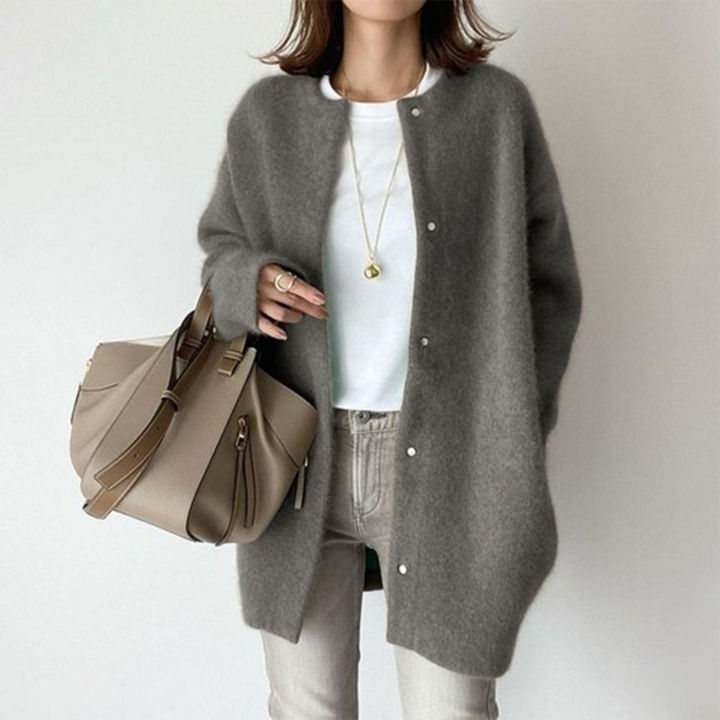 Noemi | Relaxed Long-Sleeve Knit Cardigan for Women