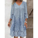 Celeste | Lace Cocktail Midi Dress