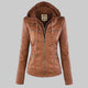 Callista | Hooded Moto Jacket for Women
