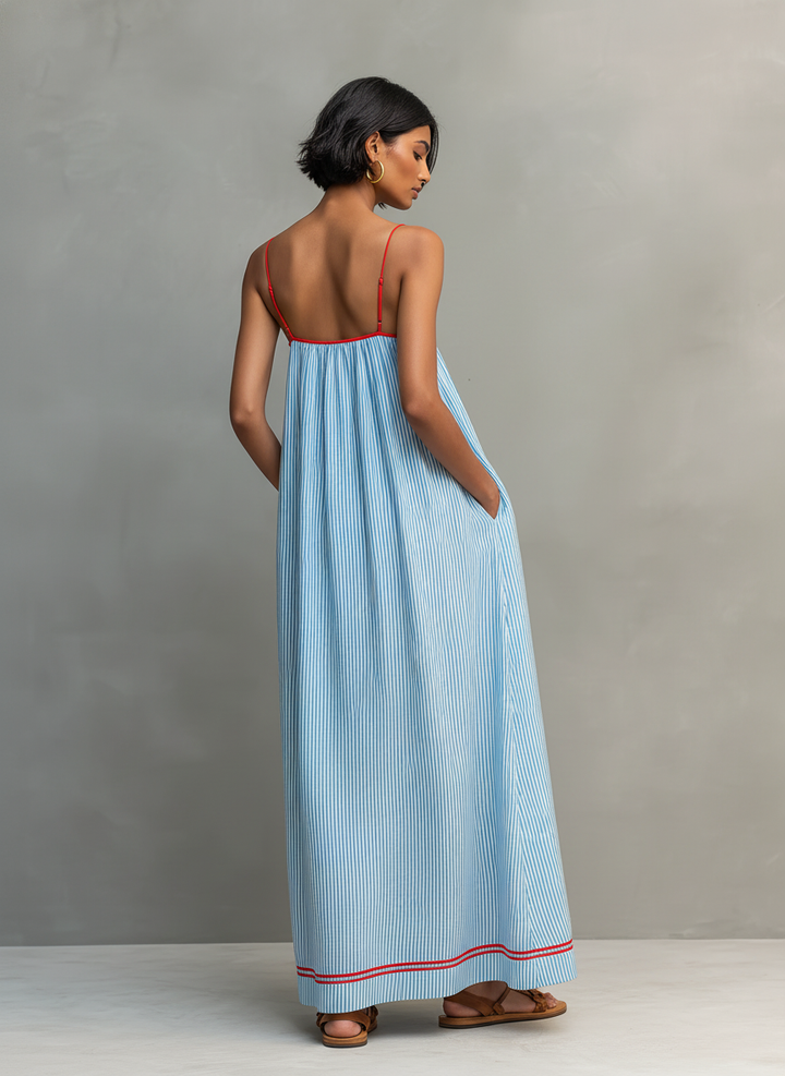 Hannah | Striped Maxi Dress for Women