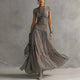 Olivia | Lace-Paneled Skirt Set