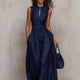 Celeste | Metallic Pinstripe Jumpsuit for Women