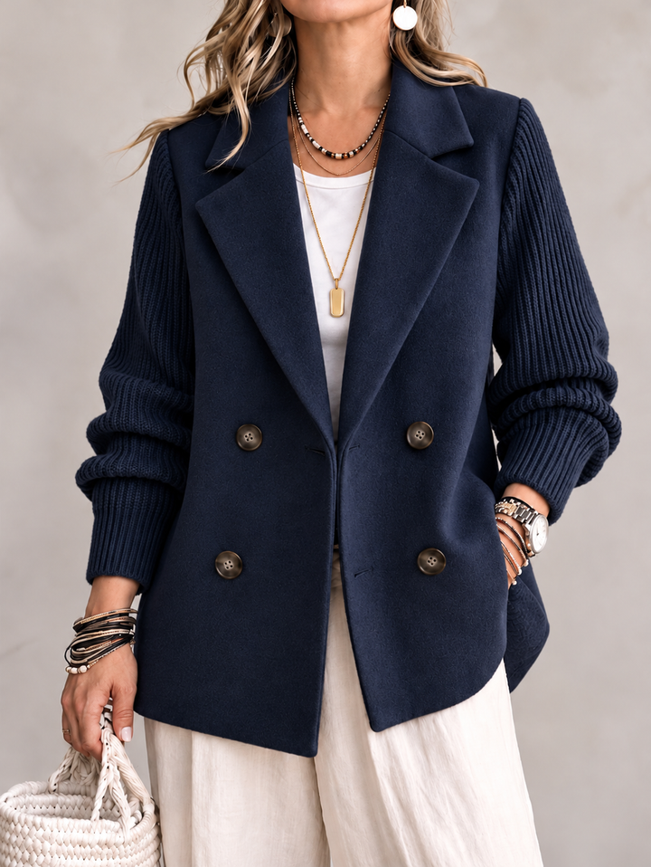 Katherine | Two-Tone Double-Breasted Blazer