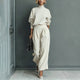Renee | Statement-Sleeve Pants Set