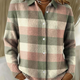 Grace | Pastel Plaid Knit Cardigan for Women