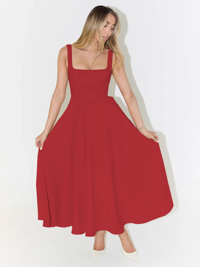 Monica | Classic Midi Dress for Women