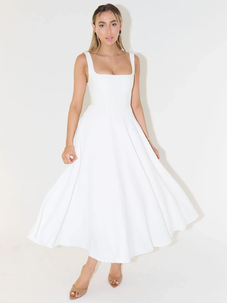 Monica | Classic Midi Dress for Women