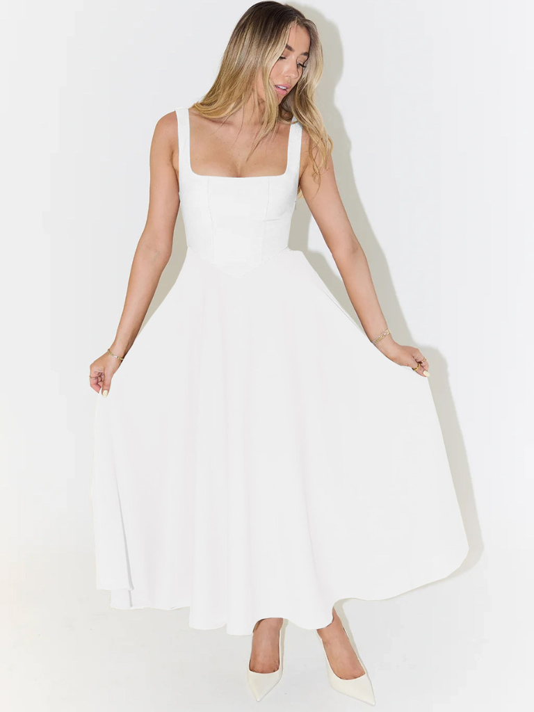 Monica | Classic Midi Dress for Women