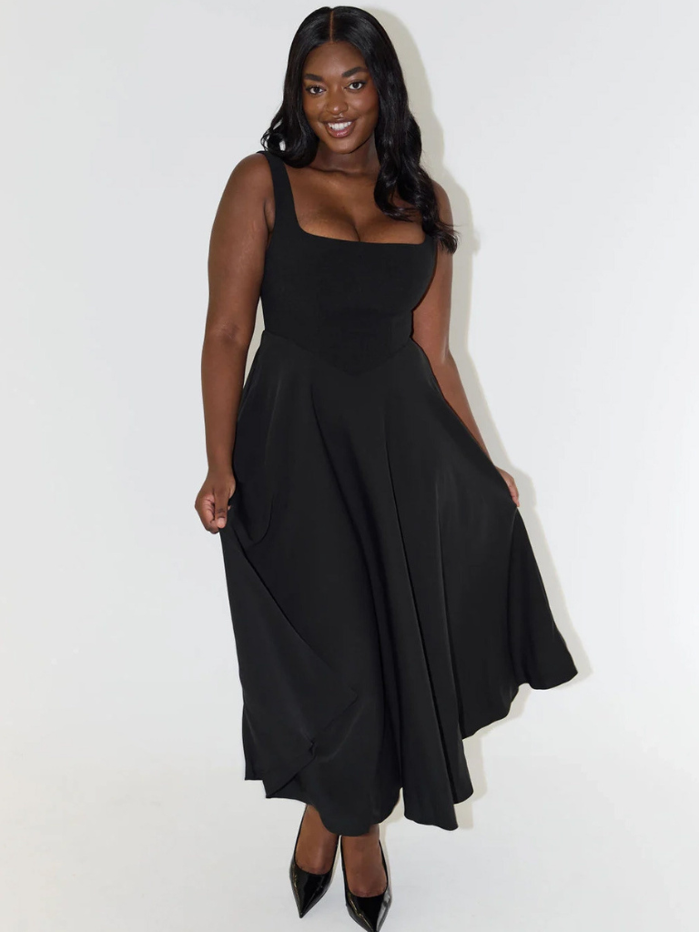 Monica | Classic Midi Dress for Women