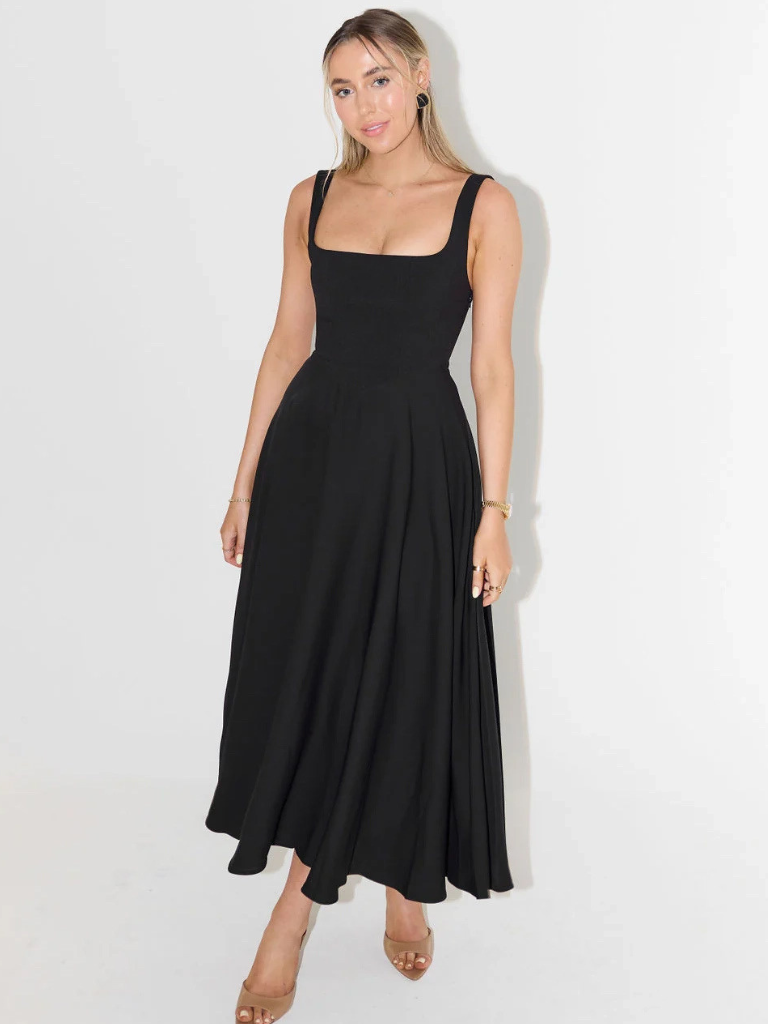 Monica | Classic Midi Dress for Women