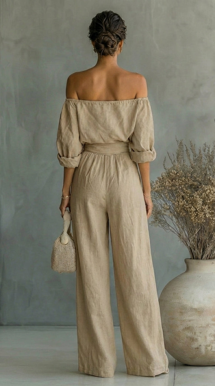 Liliana | Linen-Effect Summer Set