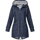 Victoria | Drawstring Hooded Outdoor Trench Coat