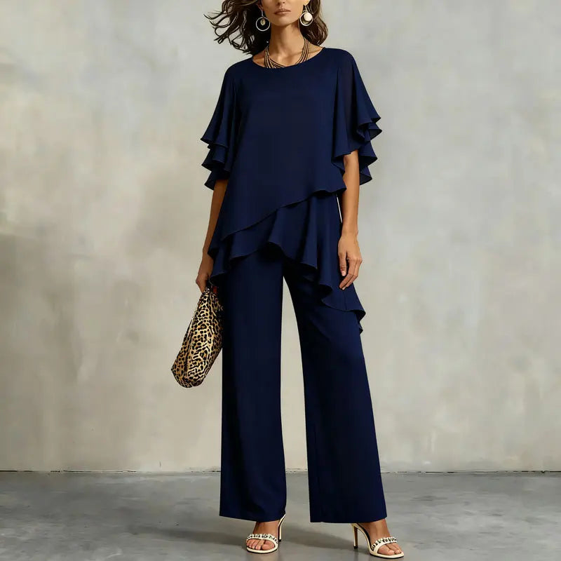 Mallory | Relaxed Two-Piece Pants Set