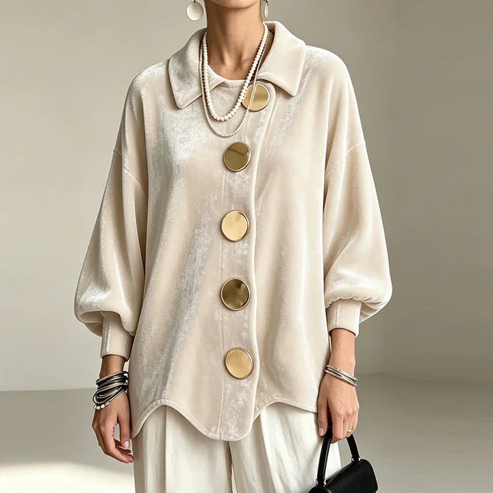 Bennett & Lowe Gail button-front collared jacket in a classic structured design