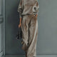 Marilyn | High-Neck Wide-Leg Pants Set