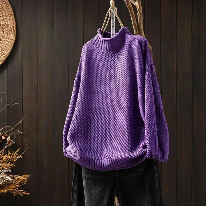 Kristen | Relaxed Mock Neck Sweater