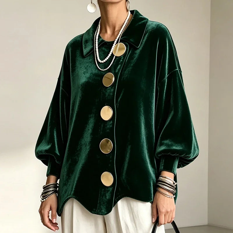 Bennett & Lowe Gail button-front collared jacket in a classic structured design