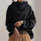 Elly | High-Neck Long-Sleeve Relaxed Top for Women