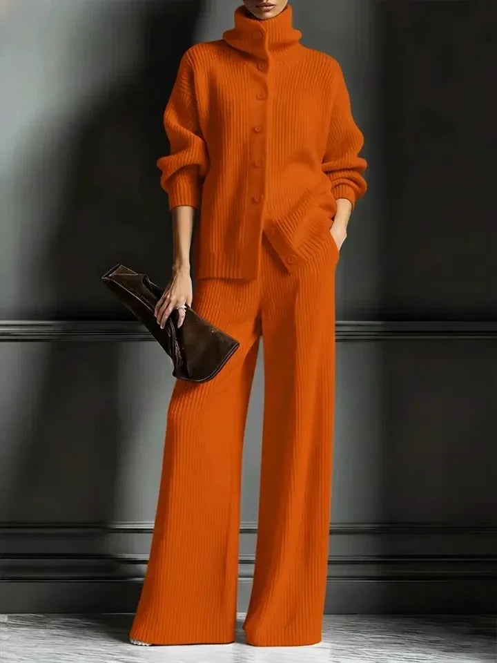 Bennett & Lowe Colleen turtleneck sweater and pants two-piece set in a coordinated outfit