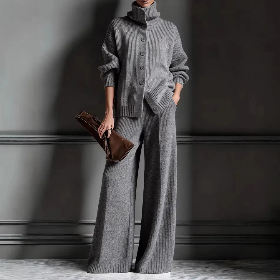 Bennett & Lowe Colleen turtleneck sweater and pants two-piece set in a coordinated outfit
