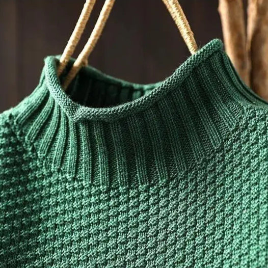 Kristen | Relaxed Mock Neck Sweater