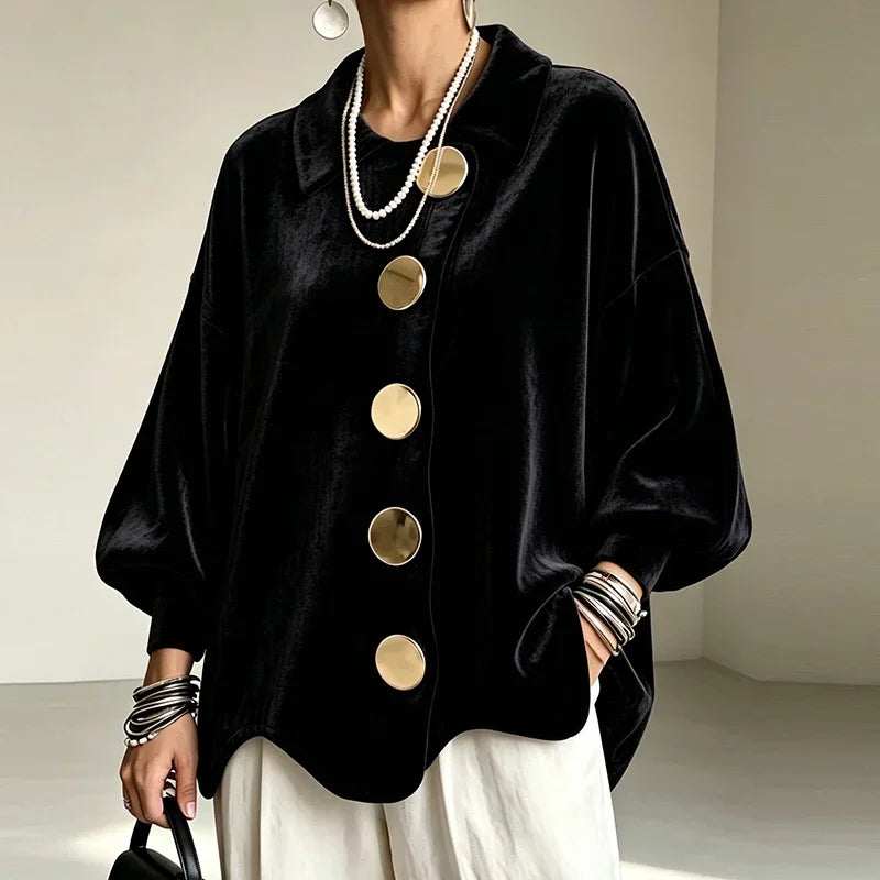Gail button-front collared jacket by Bennett & Lowe in a structured, classic style