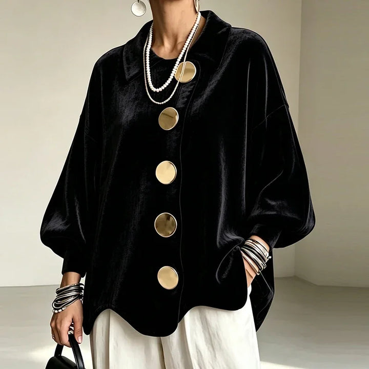 Gail button-front collared jacket by Bennett & Lowe in a structured, classic style