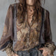 Kelsey | Paisley-Print Button Blouse
