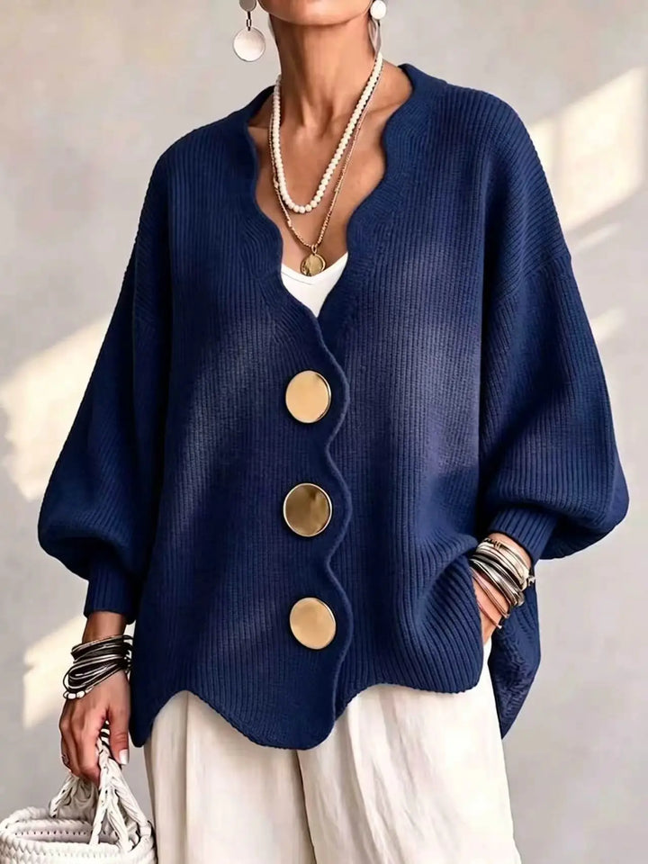 Jamie | Relaxed Button-Front Cardigan