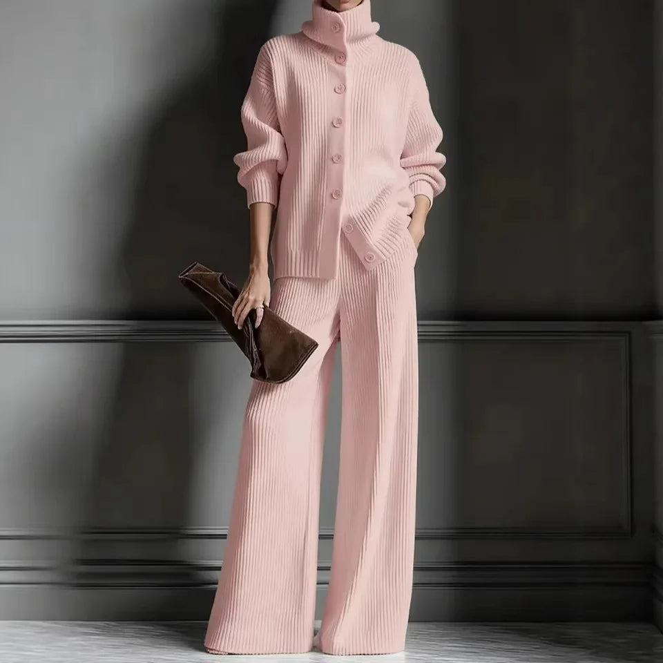 Bennett & Lowe Colleen turtleneck sweater and pants two-piece set in a coordinated outfit