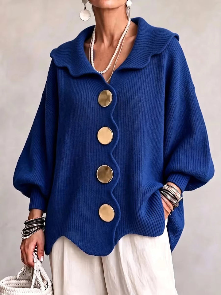 Brooke | Ribbed Button-Front Cardigan