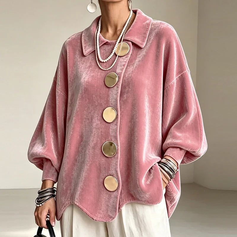 Bennett & Lowe Gail button-front collared jacket in a classic structured design