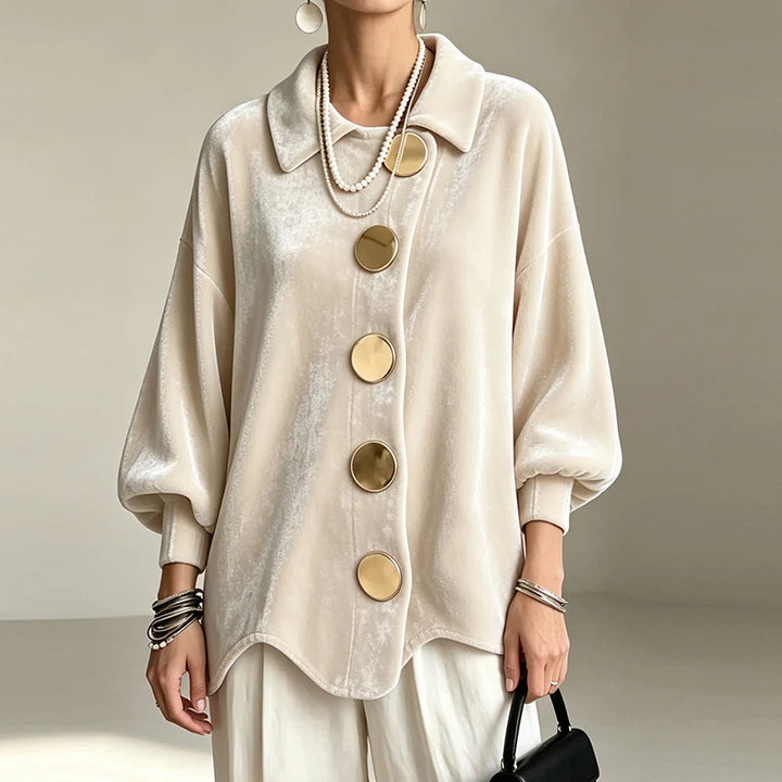 Bennett & Lowe Gail button-front collared jacket in a classic tailored design