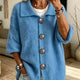 Erin | Turn-Down Collar Button Cardigan