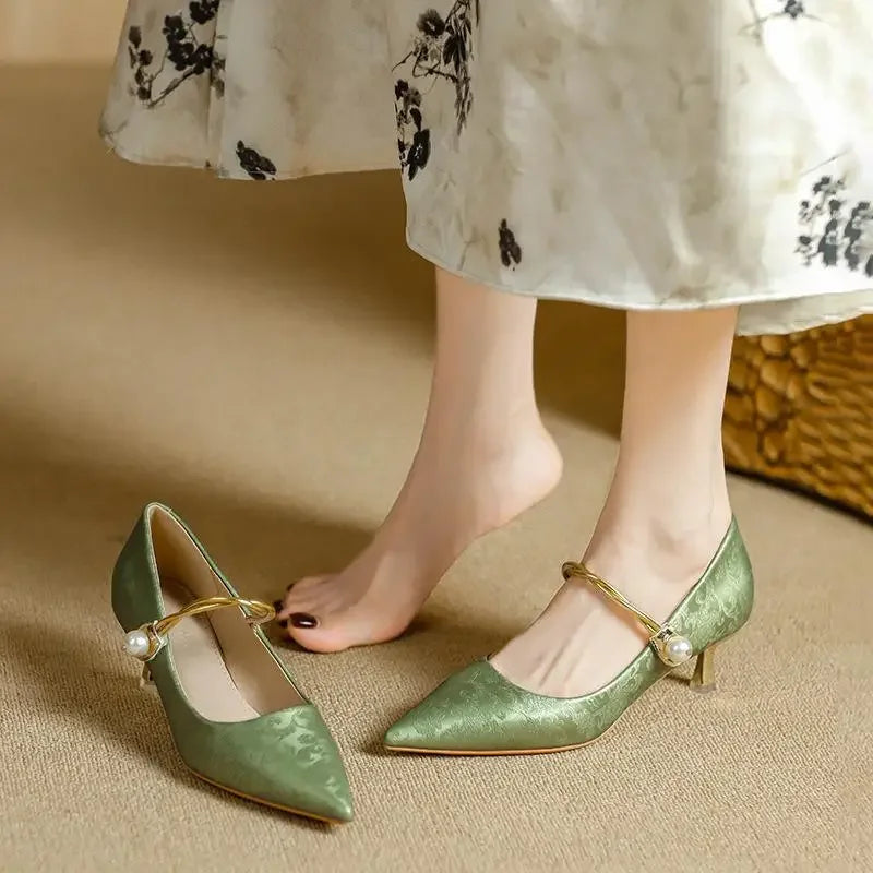 Kristen | Ankle-Strap Block Heels
