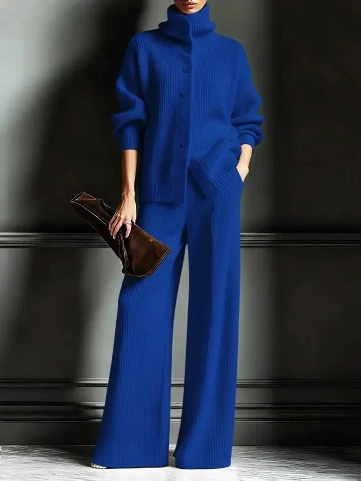 Bennett & Lowe Colleen turtleneck sweater and pants two-piece set in coordinated style